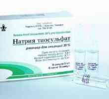 Antidote "Natrij tiosulfat": uputstva za upotrebu