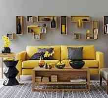 Zid dekor u dnevnoj sobi: uzbudljive ideje za vaš dom