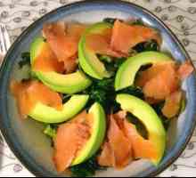 Napravite ukusna salata sa crvenim ribe i avokada