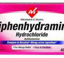 "Diphenhydramine": uputstva za upotrebu, obrazac za otpuštanje, analoga
