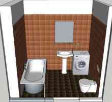 Dizajn u kombinaciji kupatilo malom prostoru
