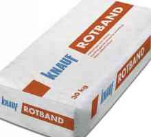 Gips "Rotband": uputstva za upotrebu. Kako gips zidova "Rotband"?