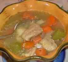 Kuhanje kod kuće ječam juha s ribe i morskih plodova