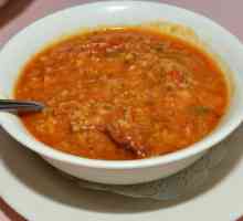Kuhanje ukusna juha Kharcho svinjetine