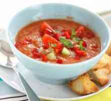 Toplom i hladnom gazpacho juha od paradajza: recept