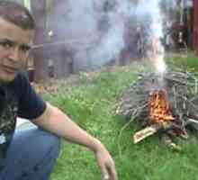 Upute: kako napraviti vatru. Gdje možete izgraditi vatru u šumi. Kako da zapali vatru bez utakmice