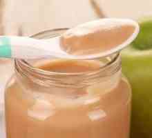 Applesauce sa kondenzirano mlijeko za zimu: pire "curica"