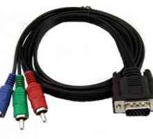 Kabel Adapter VGA-rca: opis i funkciju