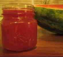 Kako pripremiti džem od lubenice celuloze, koru i sok?