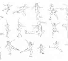 Kako nacrtati klizačica na klizati u pokretu
