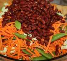 Kako pripremiti salatu sa korejski mrkve i graška?