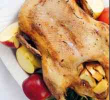 Kako kuhati ukusna patka s jabukama za stolom odmor?