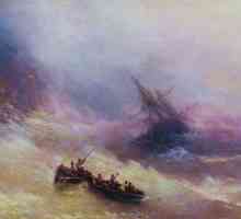 Painting "Duga" Ajvazovski: nova paleta Seascape