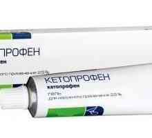 "Ketoprofen" (gel): uputstva za upotrebu. "Ketoprofen": korištenje, cijena,…