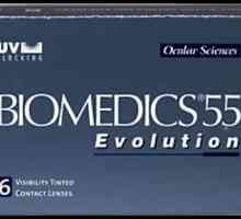 Kontaktne leće Biomedics 55 Evolution. Specifikacije, uputstva za upotrebu, stvarna