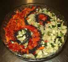 Kulinarski salata recept "yin-yang" - jela za ljubitelje