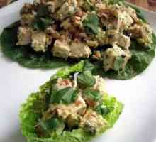 Jednostavan i elegantan salata sa zelenom salatom i piletina: zanimljiv recepti