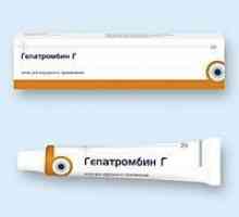 Medicine "gepatrombin" (gel)