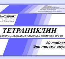Medicine "tetraciklin" (tablete). instrukcija