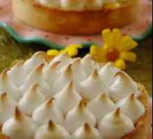 Limun torta sa puslice: recept sa fotografijama. Pijesak torta s kremom od limuna i meringue