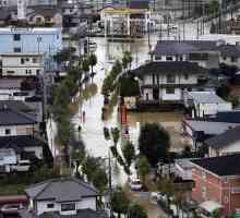 Velikih poplava u Japanu, izazvane jakim tajfunom