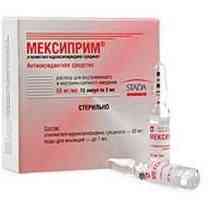 Medicament "meksiprim". Uputstva za upotrebu i opis