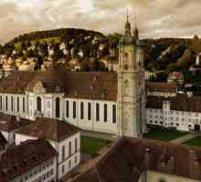 Opatija sv Gall. Švicarska atrakcije