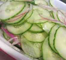 "Nižinski" krastavac salata: povrća poslastica zimi