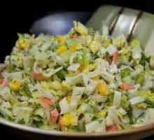 Gentle Salata: rakova palicama, kukuruz, jaje