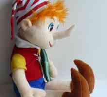 Opis Pinocchio lutka. Materijali za sastav školu