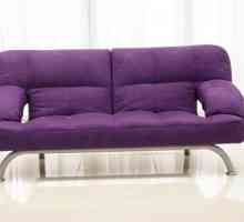 Prvobitnu odluku uobičajenih dizajn - sofa "klik-klyak". recenzije