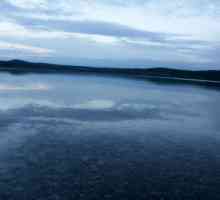 Lake Ingol, Krasnoyarsk Territory. Ostatak na jezeru Ingol