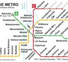 Prag Metro (shema). Prag - metro stanice. Metro karta Praga