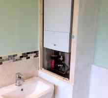 Pravilan raspored cijevi u kupaonici za instalaciju kotla za zagrijavanje vode