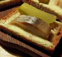 Svečane kanapei sa haringe za prijeme i bankete