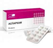 Lek "asparkam" (tablete): uputstva za upotrebu, indikacije i neželjenih efekata