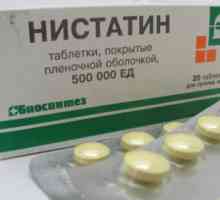 Antifungalna droge "Nistatin": instrukcije, indikacije, neželjenih efekata