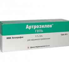 Anti-upalni gel "Artrozilen": korištenje funkcije