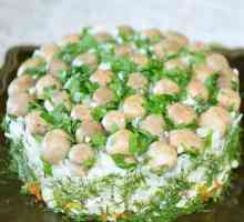 Recept Salata "Gljive proplanak" s gljivama (foto)