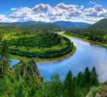 River mana Krasnoyarsk Territory. Opustite se na rijeci Mana