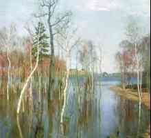 Ruski proljeće pejzaž: slika poznatih umjetnika