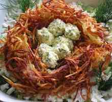 Salata "gnijezdo tetreba": recept za kupus