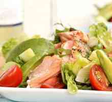 Salata sa avokadom i losos: Recept