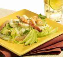 Salata sa avokadom i morske plodove: slike, recepti