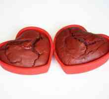 Čokolade i mente muffini u silikonom stvara