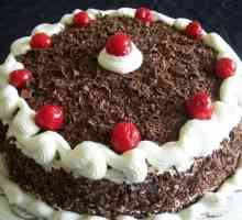 Schwarzwald torta: korak po korak recept. Black Forest cherry torta