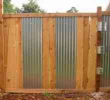 Stubovi za ogradu od valovitog kartona: drvo, metal, beton