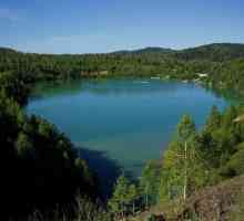 Temirtau, plava jezera. Blue Lake, Kemerovo regija, Temirtau