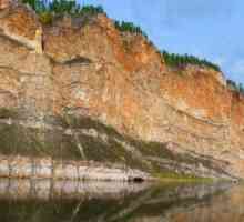 Viluy - River u Jakutiji. Viluy pritoka. fotografija
