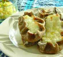 Karelian pite Delicious: recept zgužvane krumpir